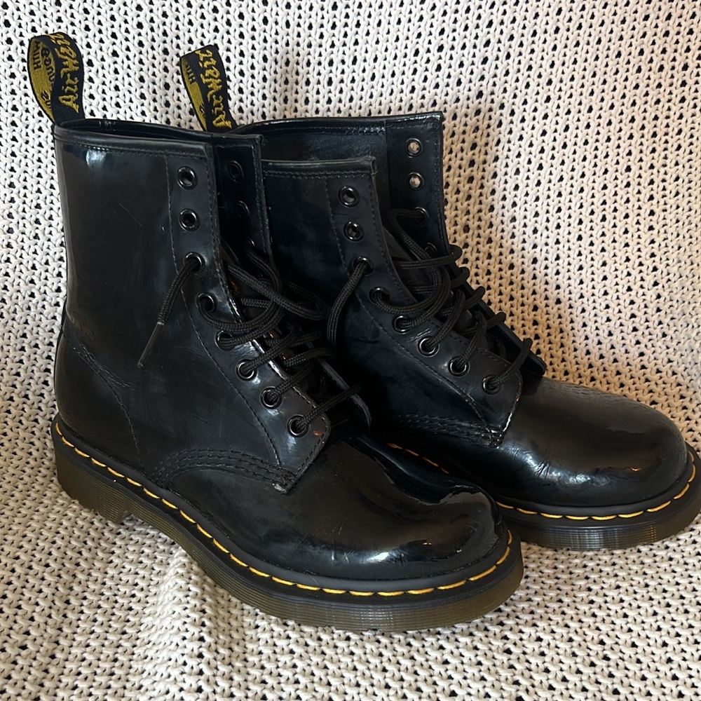 Dr. Martens Black Lace Up Boots